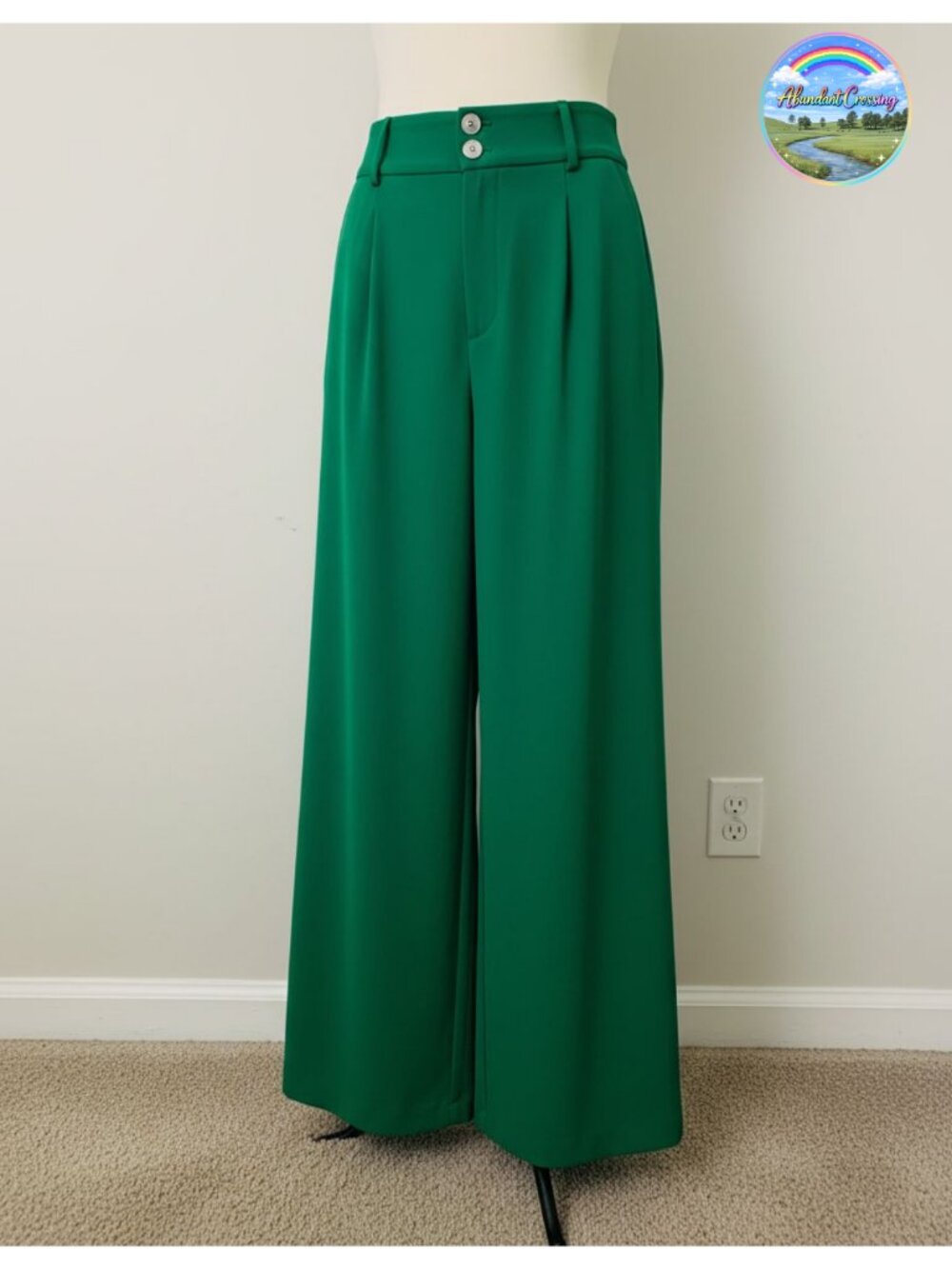 Wide Leg Dress Pants Women Business Casual High Waisted Trousers
